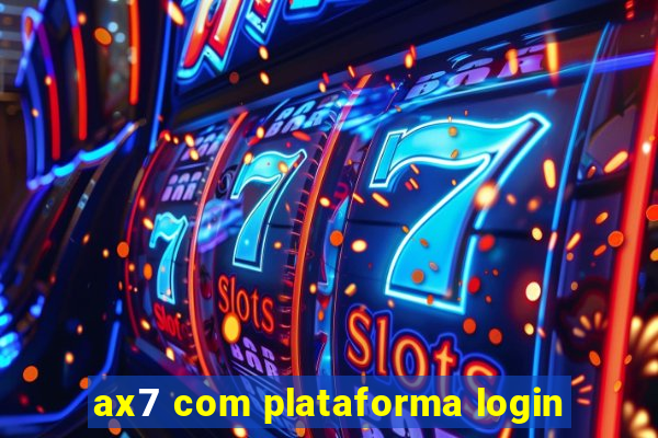 ax7 com plataforma login