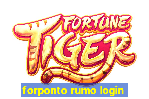 forponto rumo login