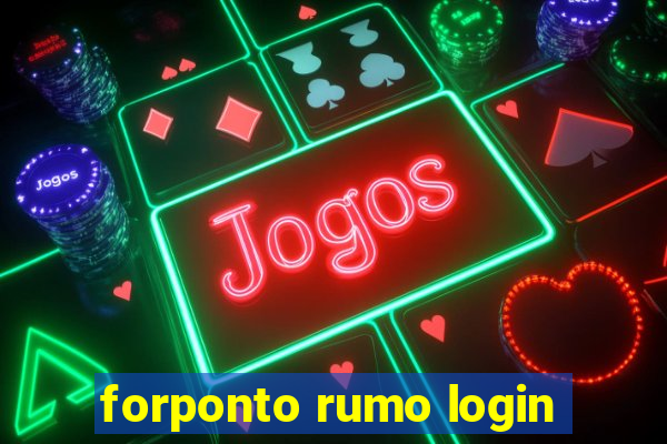 forponto rumo login