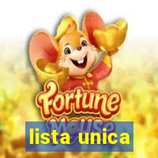 lista unica