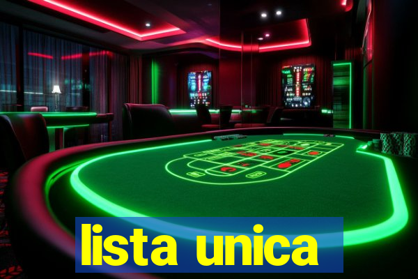 lista unica