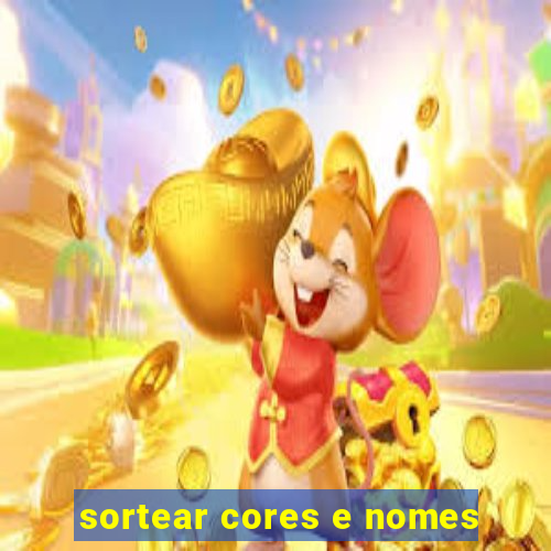 sortear cores e nomes