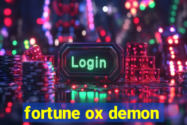 fortune ox demon