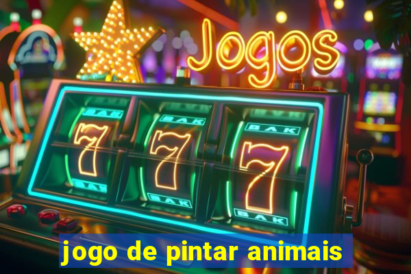 jogo de pintar animais