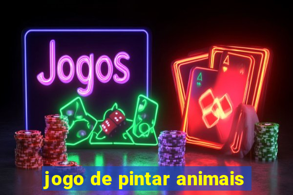 jogo de pintar animais