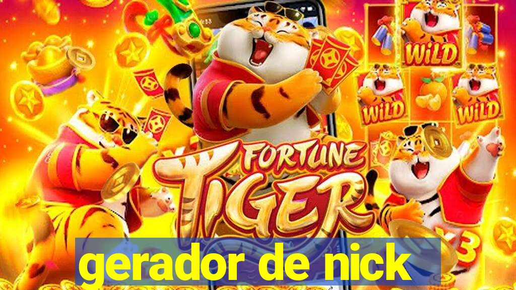 gerador de nick