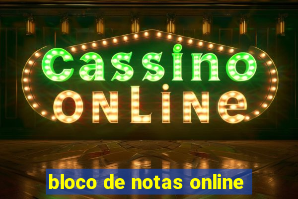 bloco de notas online