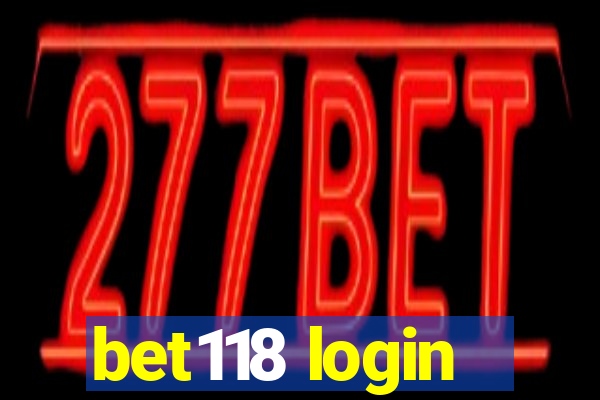 bet118 login