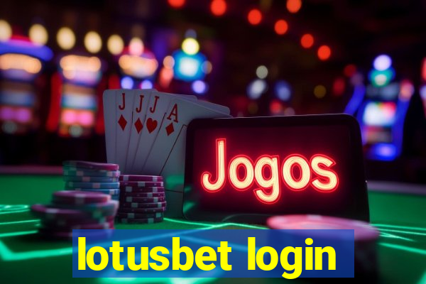 lotusbet login