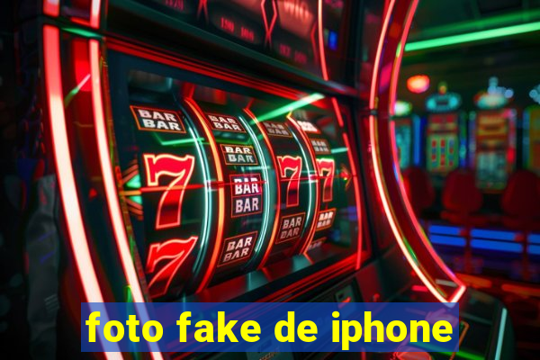 foto fake de iphone