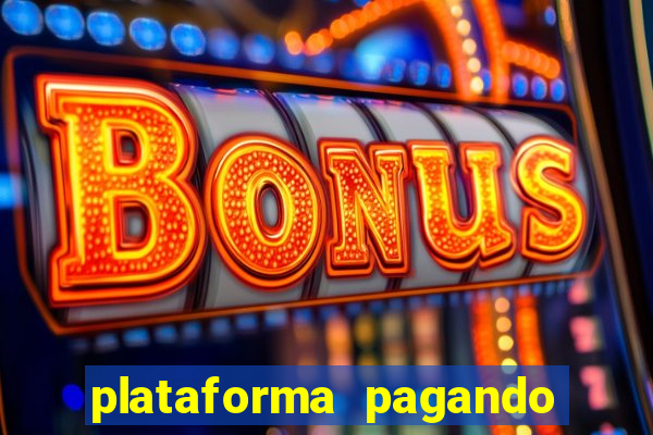 plataforma pagando no cadastro