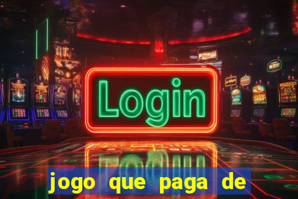 jogo que paga de verdade no pix