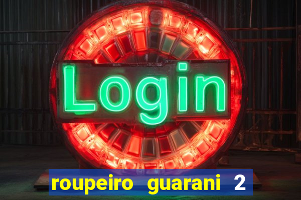 roupeiro guarani 2 portas de correr com espelho