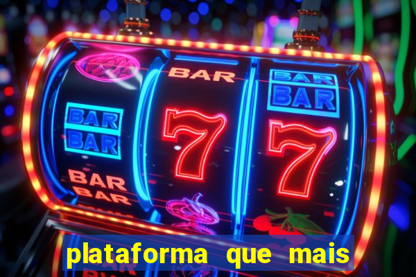 plataforma que mais paga no fortune tiger