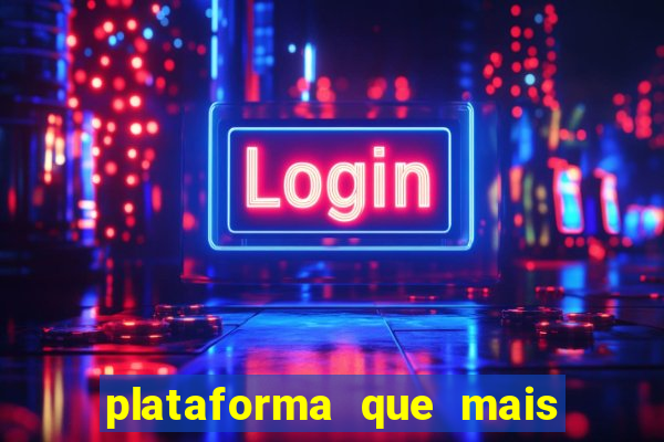 plataforma que mais paga no fortune tiger