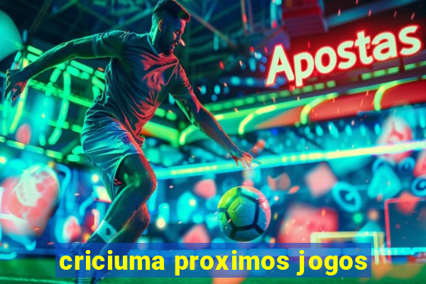 criciuma proximos jogos