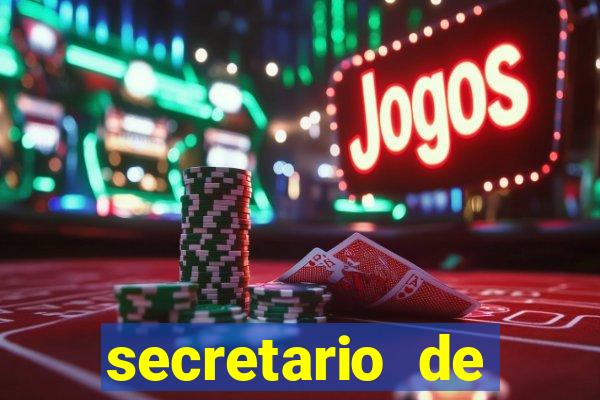 secretario de esporte salario