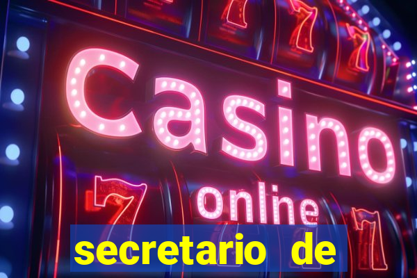 secretario de esporte salario