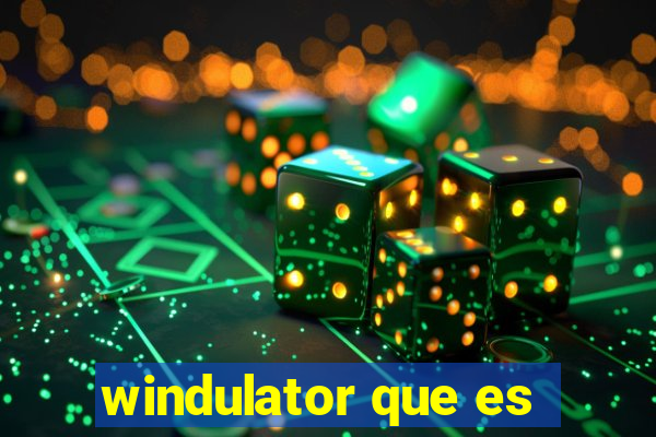 windulator que es