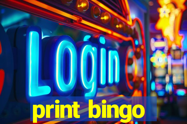 print bingo