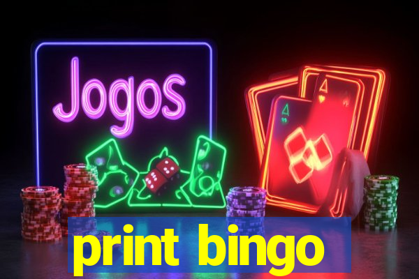 print bingo