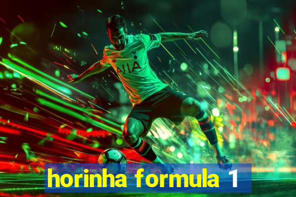 horinha formula 1