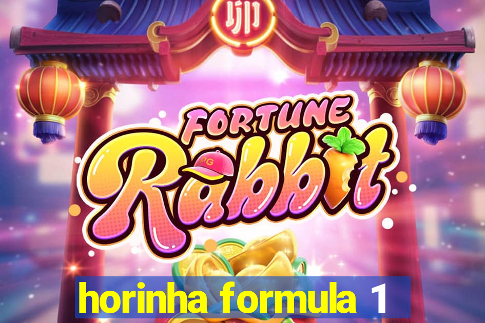 horinha formula 1