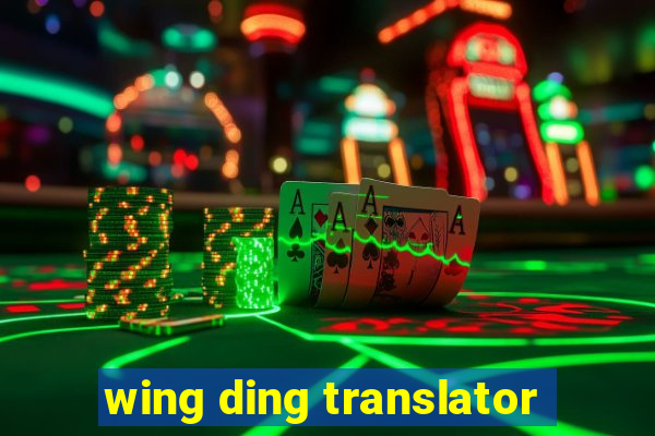 wing ding translator