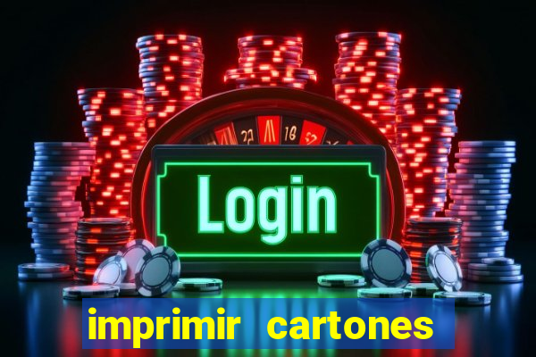 imprimir cartones de bingo