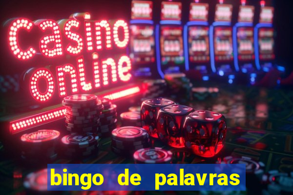 bingo de palavras de natal