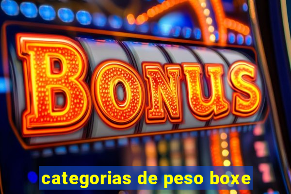 categorias de peso boxe