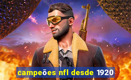 campeões nfl desde 1920