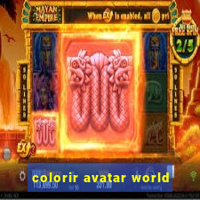 colorir avatar world