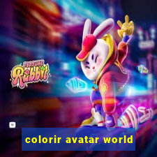 colorir avatar world