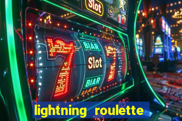 lightning roulette como jogar