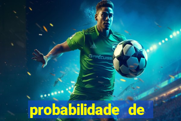 probabilidade de jogos de futebol de hoje