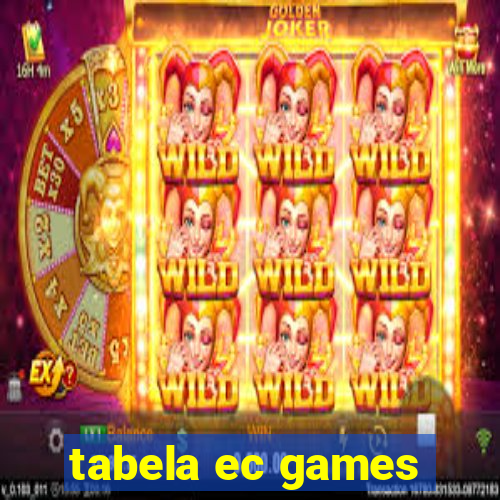 tabela ec games