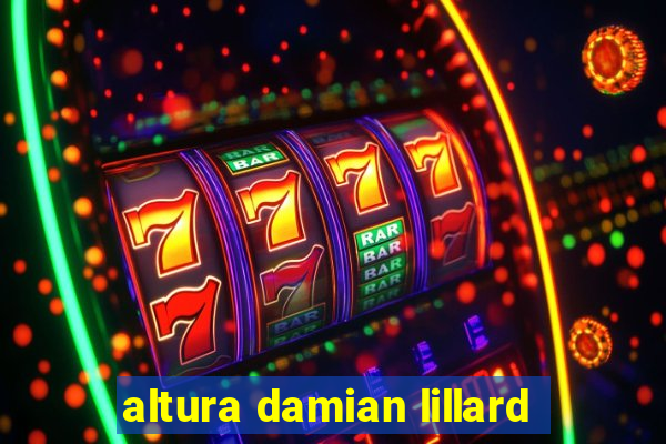 altura damian lillard