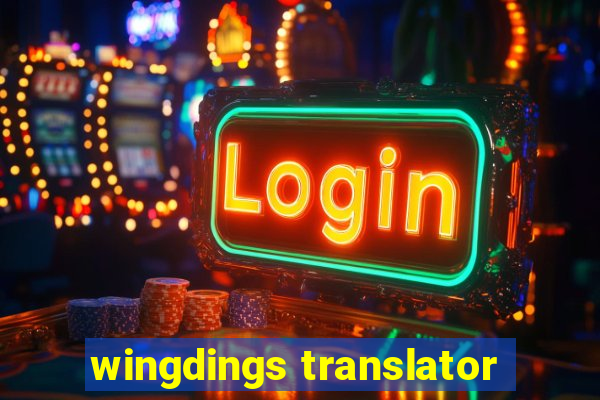 wingdings translator