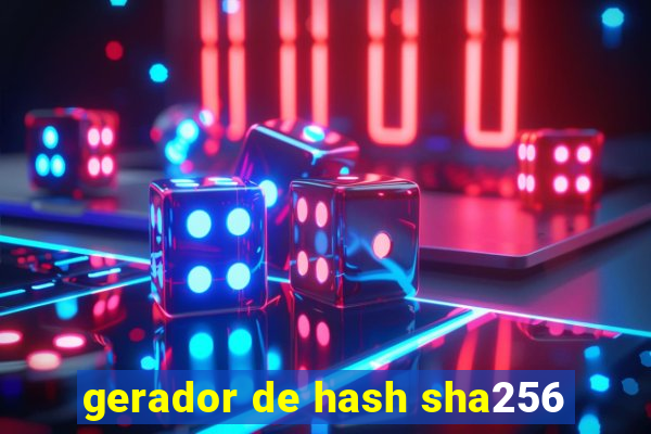 gerador de hash sha256