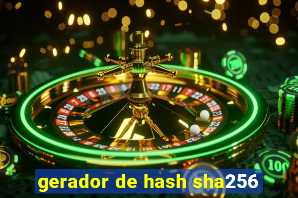 gerador de hash sha256