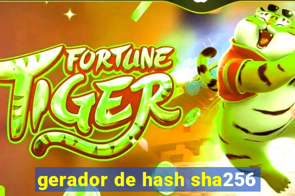 gerador de hash sha256