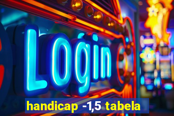 handicap -1,5 tabela