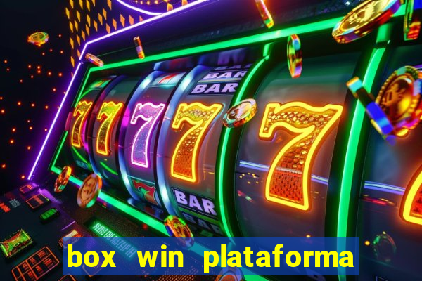 box win plataforma de jogos