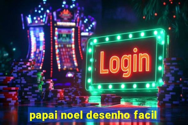 papai noel desenho facil