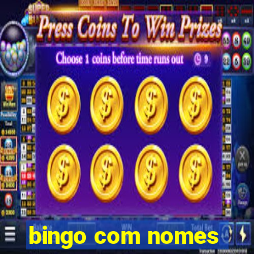 bingo com nomes