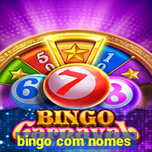 bingo com nomes