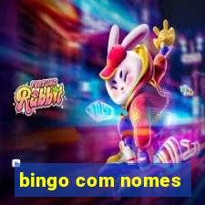 bingo com nomes