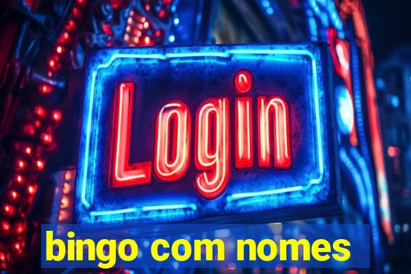 bingo com nomes