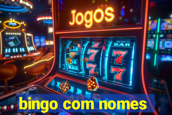 bingo com nomes